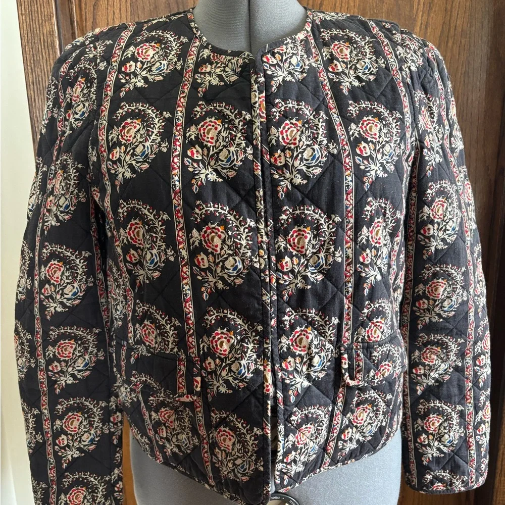 GUC ISABEL MARANT Reversible Elmer  Quilted Jacket US 12 - Picture 2 of 6